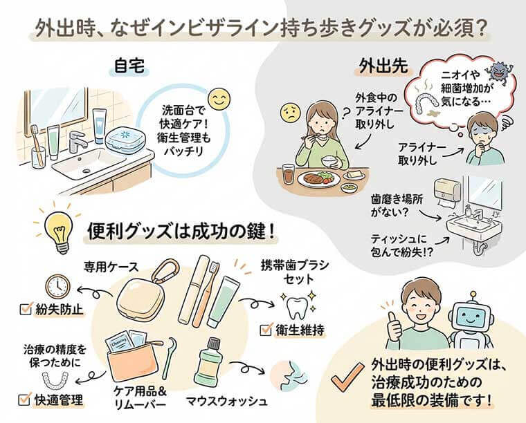 外出時の持ち歩きグッズ