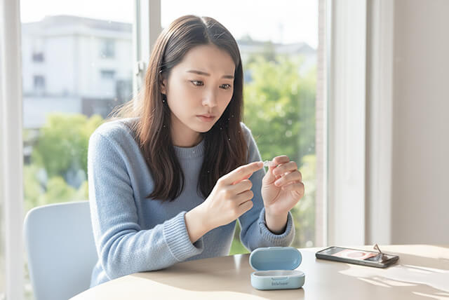 アライナーが割れた