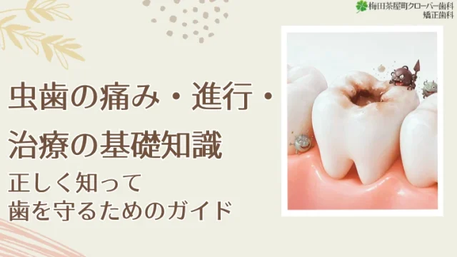 虫歯の痛み・進行・治療の基礎知識　正しく知って歯を守るためのガイド